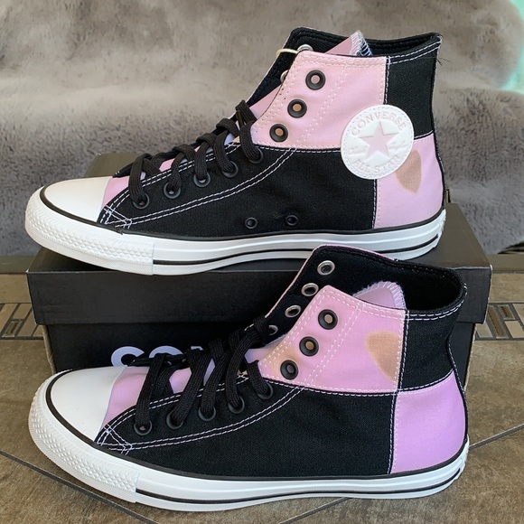 CONVERSE CTAS HI BLACK/MAGNET BLACK/WHITE MENS - Picture 2 of 16